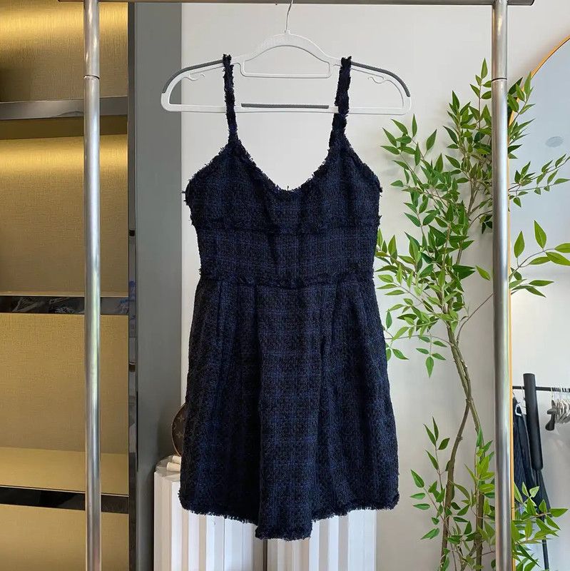 Chanel Chanel Black Cotton Dress for Women 0089 Size ONE SIZE - 2 Thumbnail