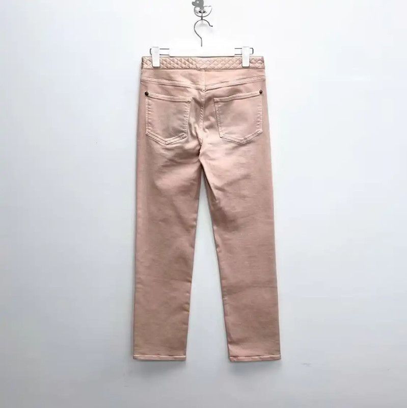Chanel Chanel Pink Denim Logo Women's Jeans 0089 Size 27" / US 4 / IT 40 - 2 Thumbnail