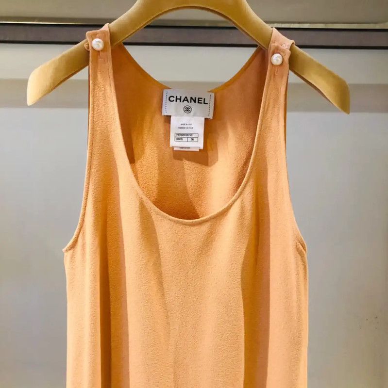 Chanel Chanel Color-Blocking Cotton Women's Top 0089 Size S / US 4 / IT 40 - 3 Thumbnail