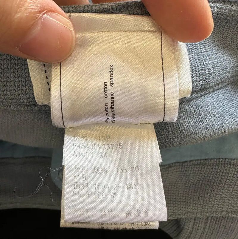 Chanel Chanel Light Blue Denim Women's Pants 0089 Size 22" - 8 Thumbnail