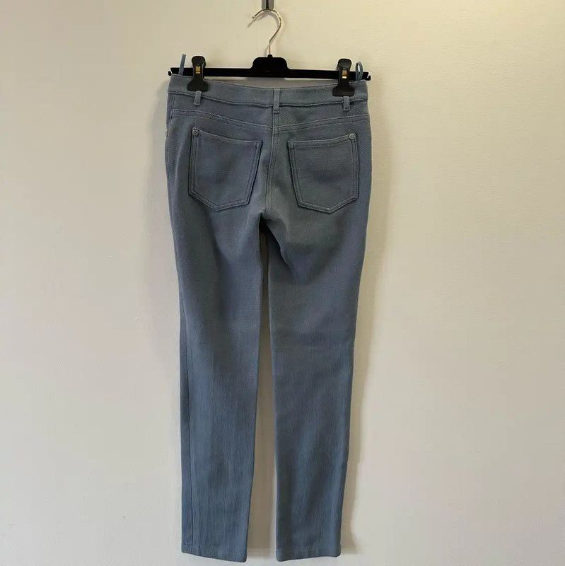 Chanel Chanel Light Blue Denim Women's Pants 0089 Size 22" - 2 Thumbnail