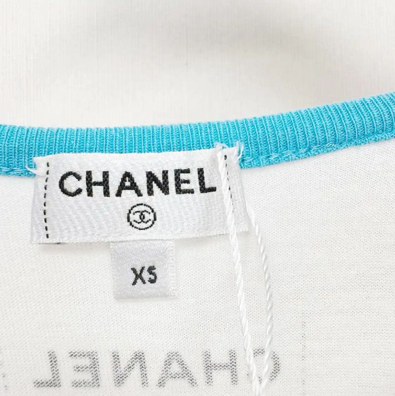 Chanel Chanel Multicolor Summer T-Shirt for Women 0089 Size XS / US 0-2 / IT 36-38 - 4 Thumbnail