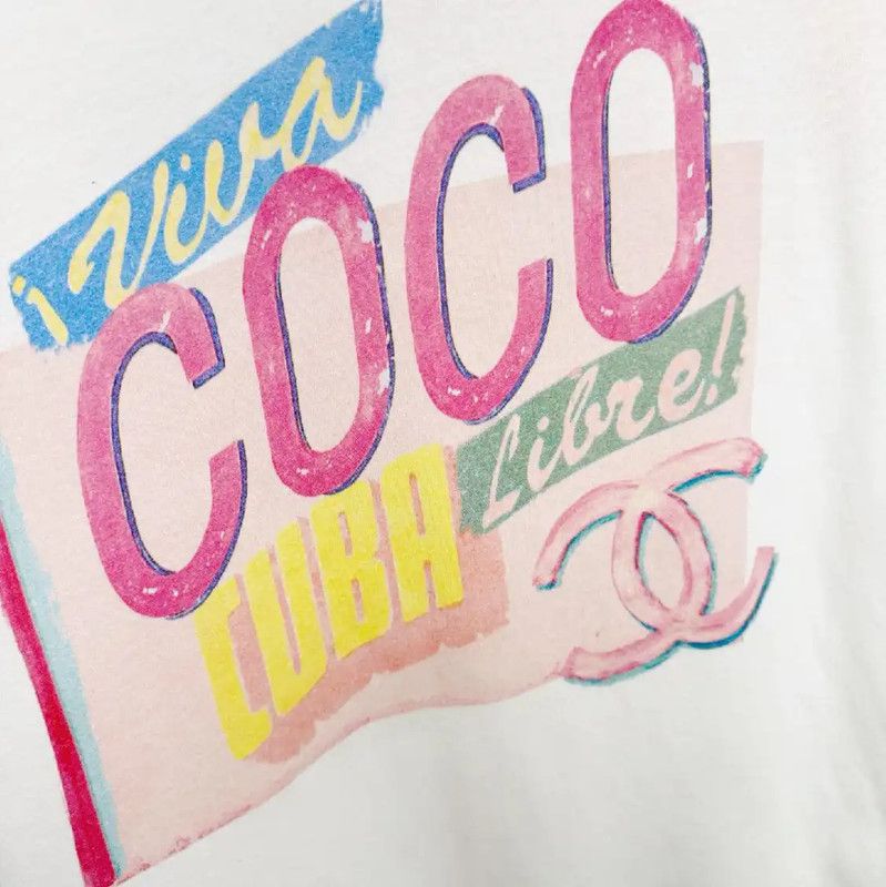 Chanel Chanel Multicolor Summer T-Shirt for Women 0089 Size XS / US 0-2 / IT 36-38 - 3 Thumbnail
