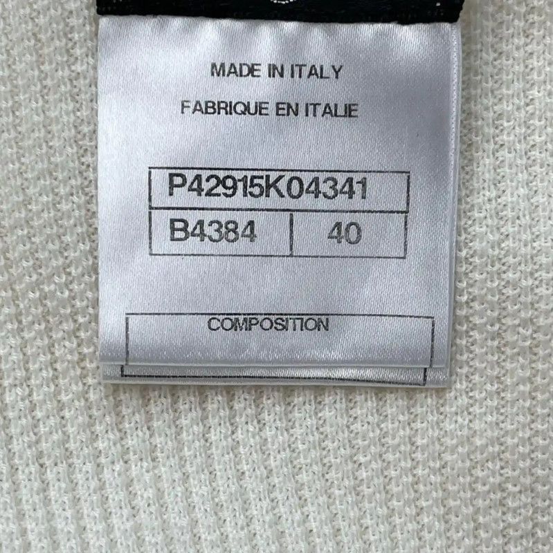 Chanel Chanel Summer White Women's Pullover 0089 Size L / US 10 / IT 46 - 7 Thumbnail
