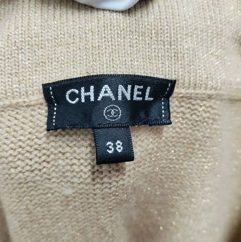 Chanel Chanel Brown Wool Women's Midi Skirt 0089 Size 28" / US 6 / IT 42 - 3 Thumbnail