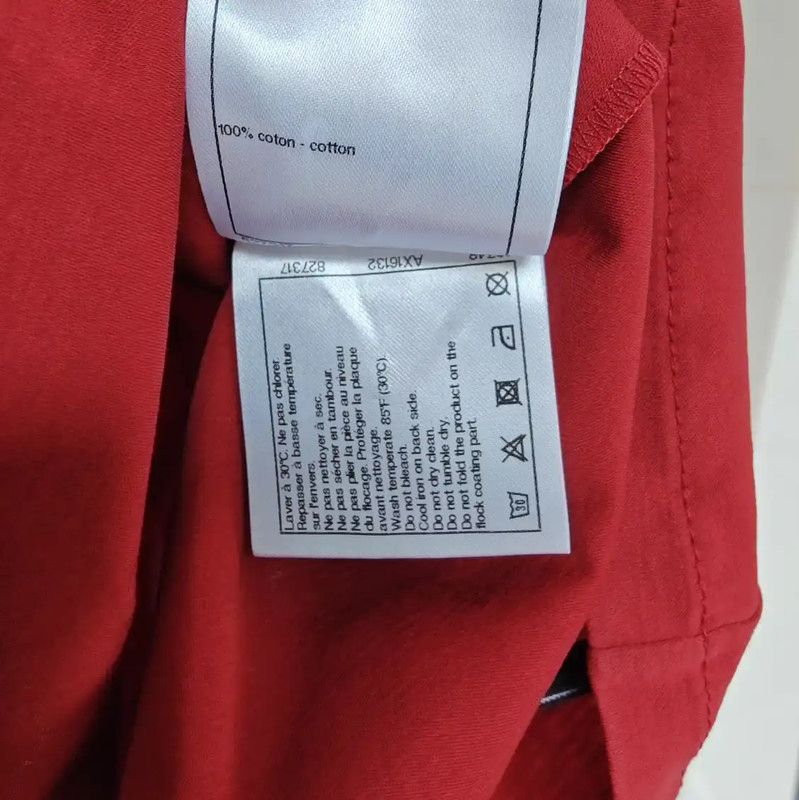Chanel Chanel Red Cotton Graphic Short Sleeve T-Shirt 0089 Size XS / US 0-2 / IT 36-38 - 5 Thumbnail