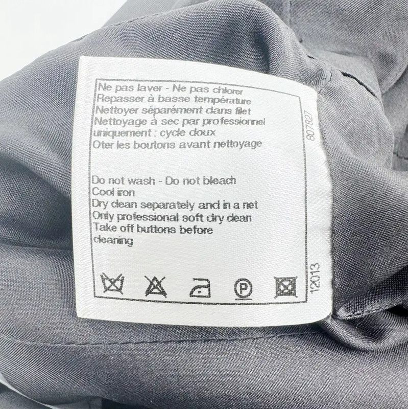 Chanel Chanel Gray Cotton Skirt for Women 0089 Size 36" / US 14 / IT 50 - 4 Thumbnail