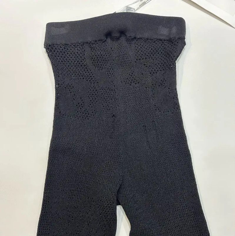 Chanel Chanel Black Casual Pants for Women 0089 Size 23" - 4 Thumbnail