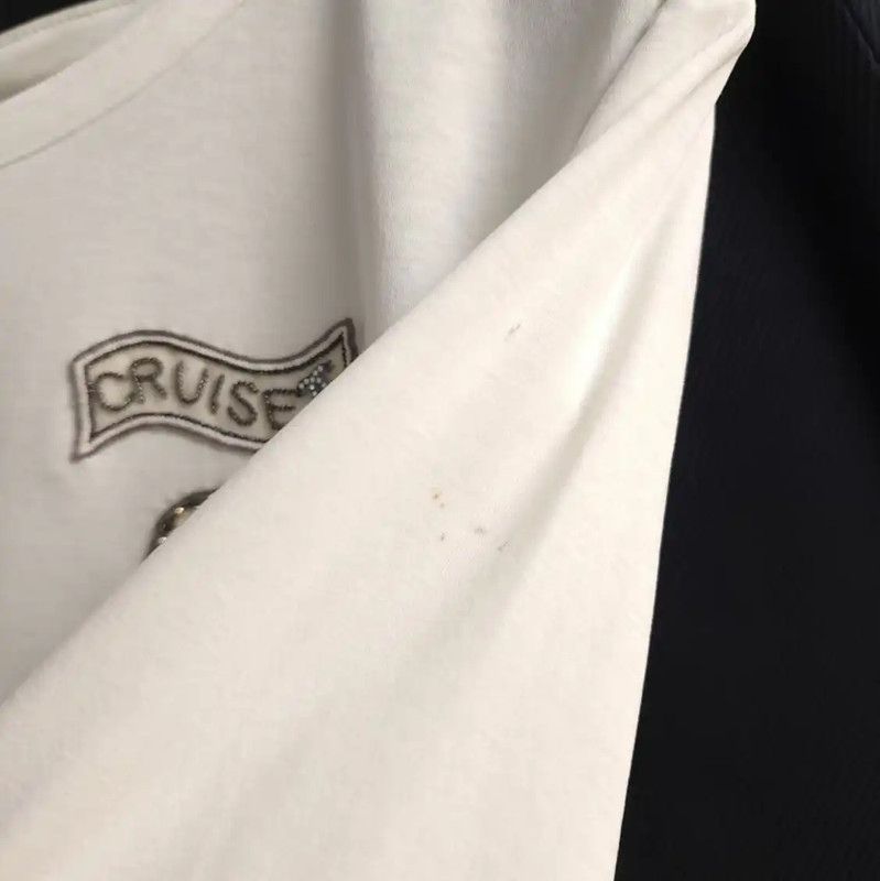 Chanel Chanel White Cotton Logo Short Sleeve T-Shirt 0089 Size S / US 4 / IT 40 - 4 Thumbnail