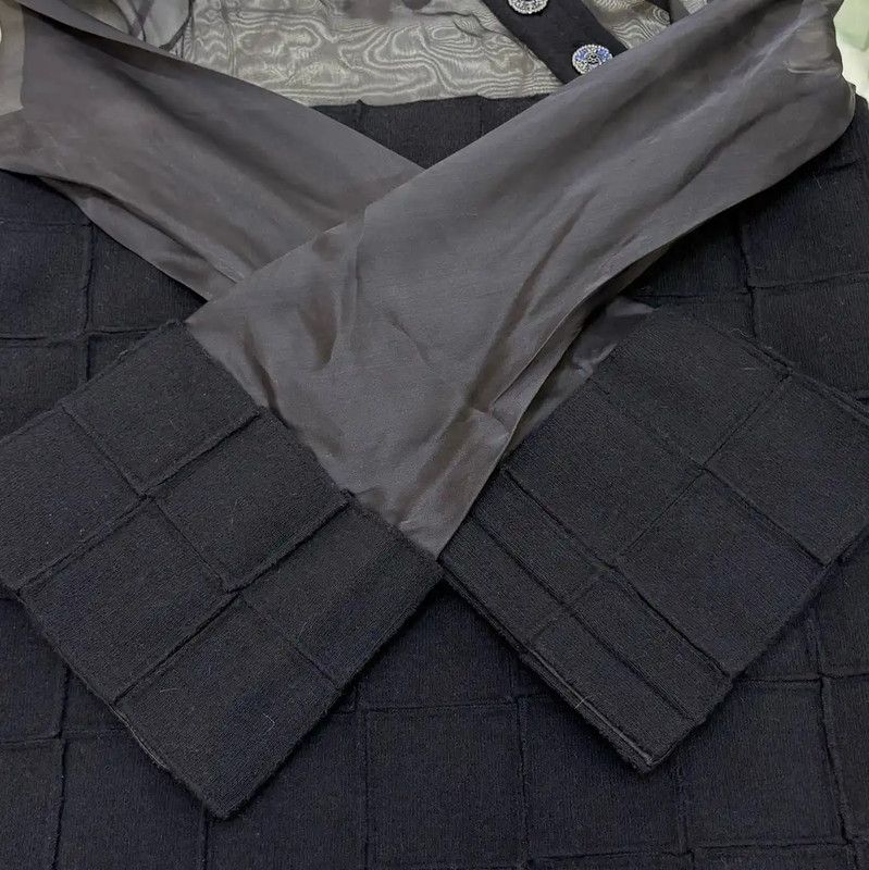 Chanel Chanel Black Cotton Midi Dress for Women 0089 Size S / US 4 / IT 40 - 6 Thumbnail