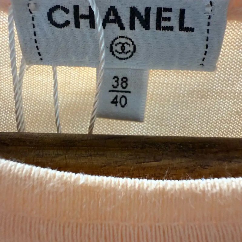 Chanel Chanel Pink Cotton T-Shirt for Women 0089 Size S / US 4 / IT 40 - 4 Thumbnail