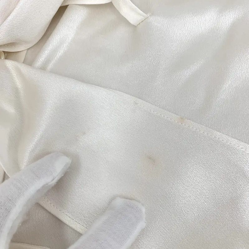 Chanel Chanel White Silk Women's Blouse Size XS 0089 Size XS / US 0-2 / IT 36-38 - 8 Thumbnail