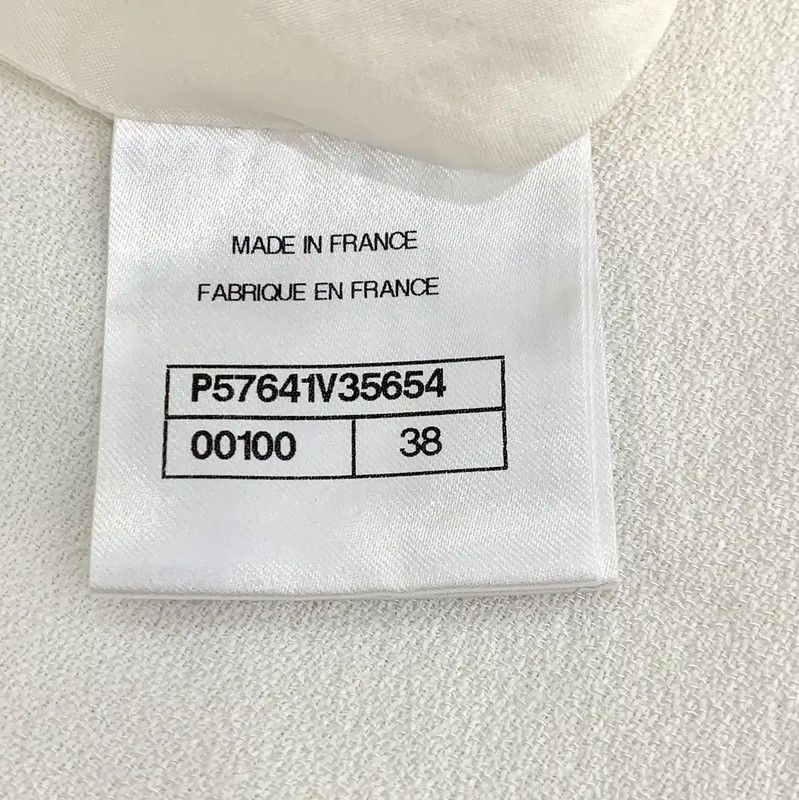 Chanel Chanel White Casual Pants for Women 0089 Size 23" - 6 Thumbnail