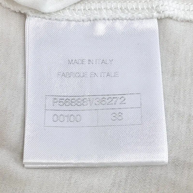 Chanel Chanel White Cotton Women’s T-Shirt 0089 Size XS / US 0-2 / IT 36-38 - 6 Thumbnail