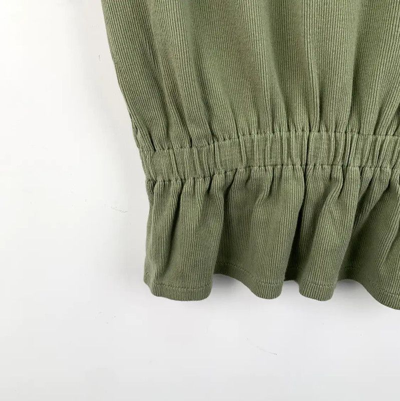 Chanel Chanel Green Cotton Short Sleeve Pullover 0089 Size XS / US 0-2 / IT 36-38 - 4 Thumbnail