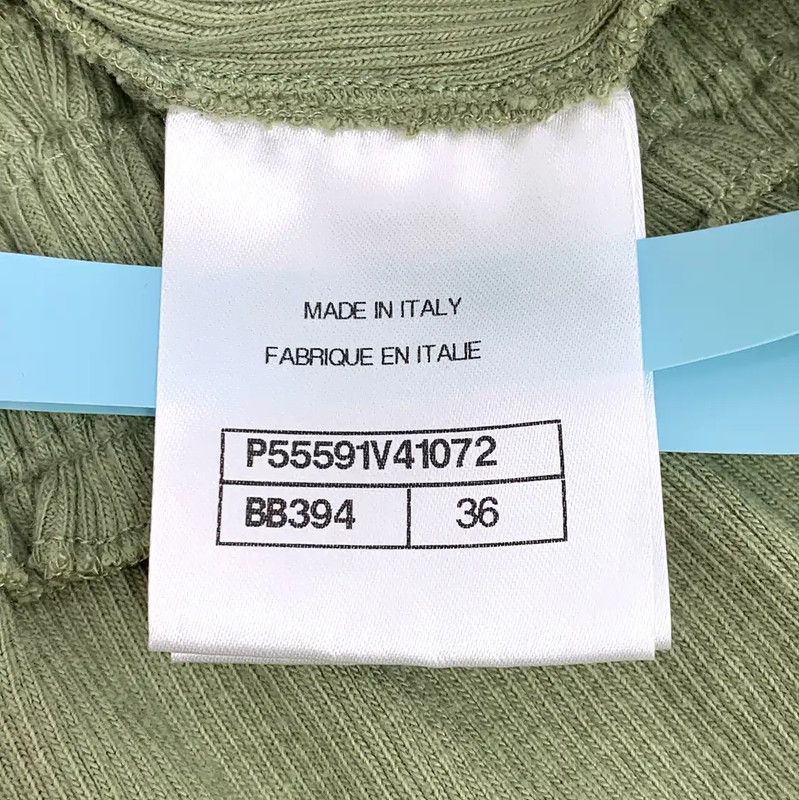 Chanel Chanel Green Cotton Short Sleeve Pullover 0089 Size XS / US 0-2 / IT 36-38 - 8 Thumbnail