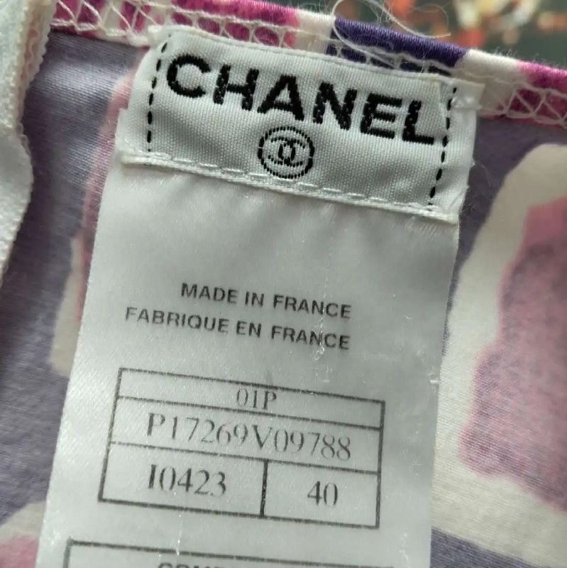 Chanel Chanel Pink Cotton Blend Women’s T-Shirt 0089 Size ONE SIZE - 4 Thumbnail