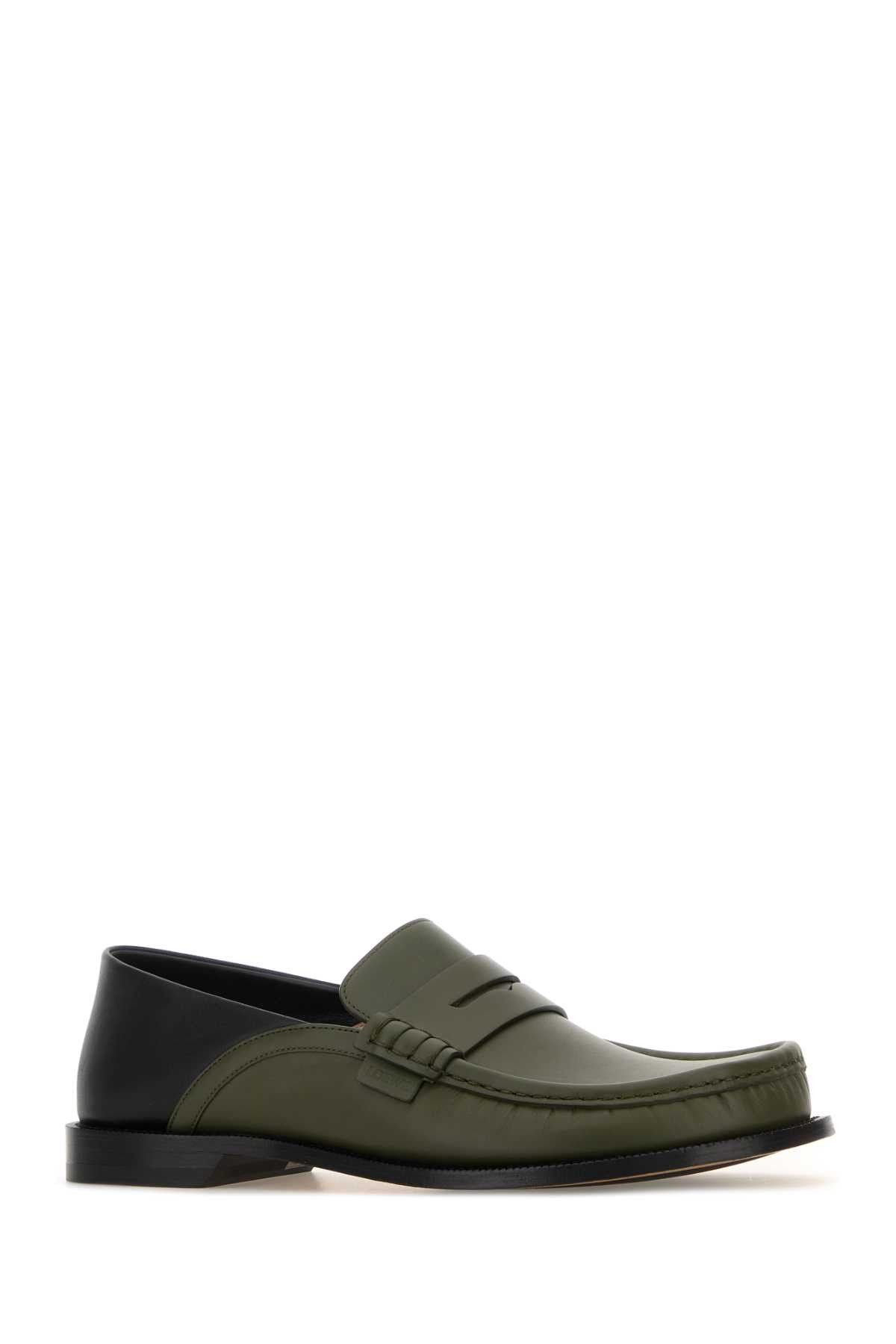 Loewe Two-Tone Leather Campo Flap Loafers Size US 10 / EU 43 - 2 Thumbnail