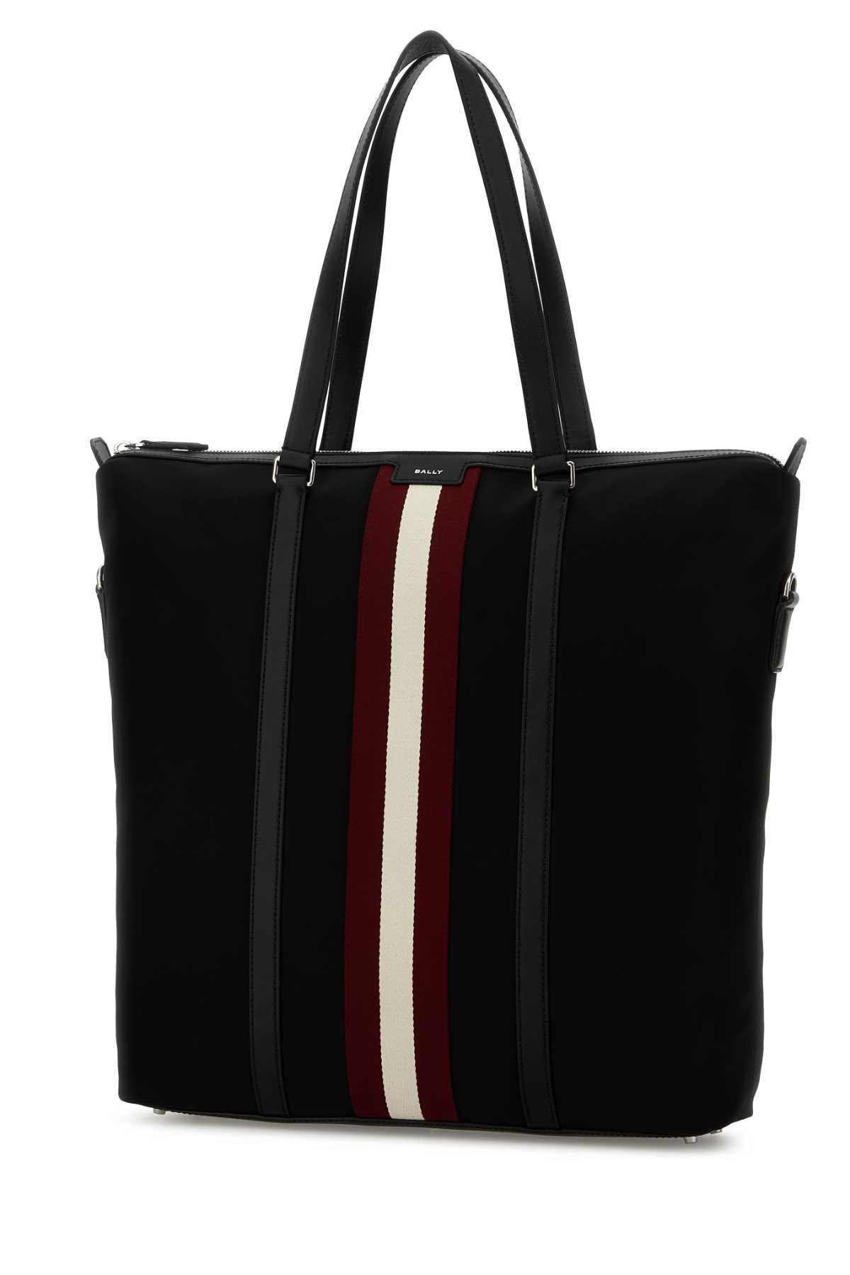 Bally Black Canvas Shopping Bag Size ONE SIZE - 2 Thumbnail
