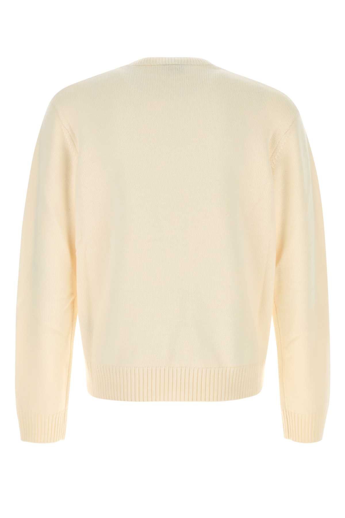 Casablanca Ivory Wool Sweater Size US L / EU 52-54 / 3 - 2 Thumbnail