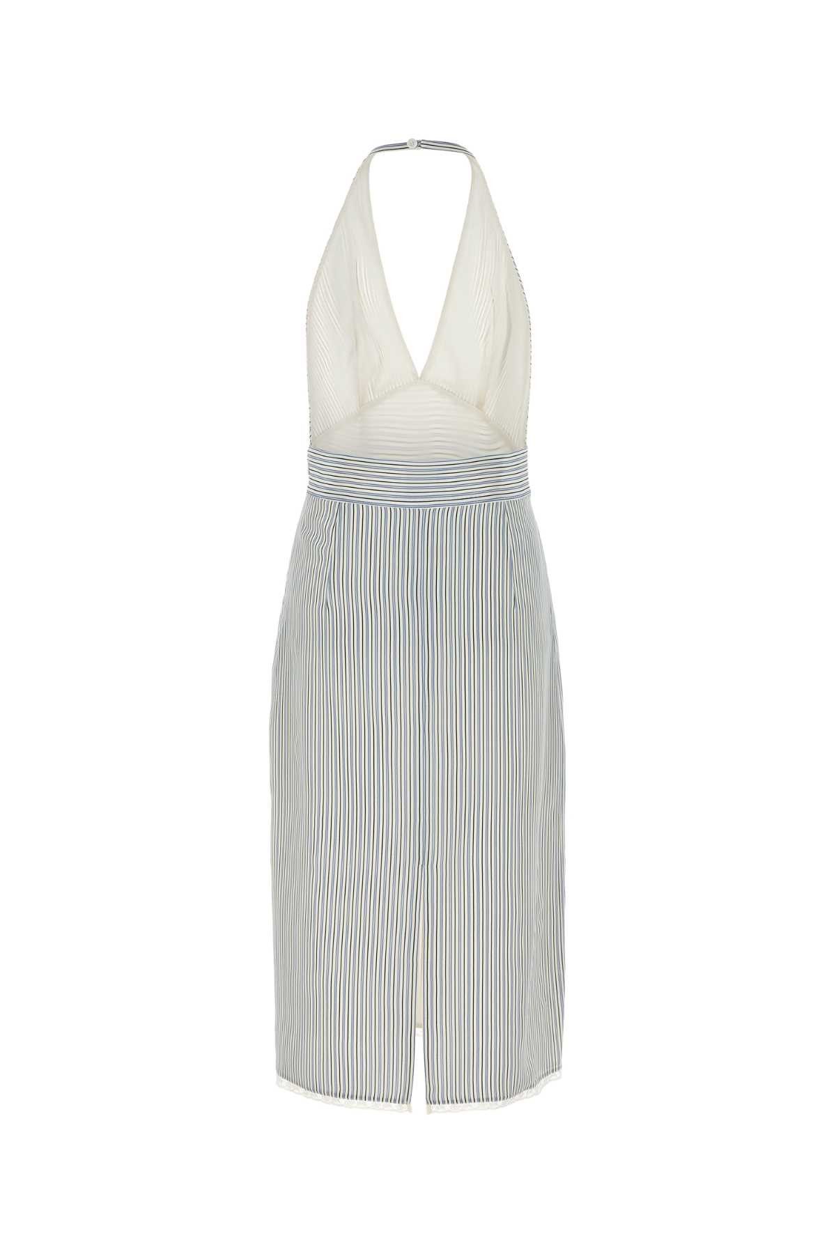 Miu Miu Printed Silk Dress Size S / US 4 / IT 40 - 2 Thumbnail