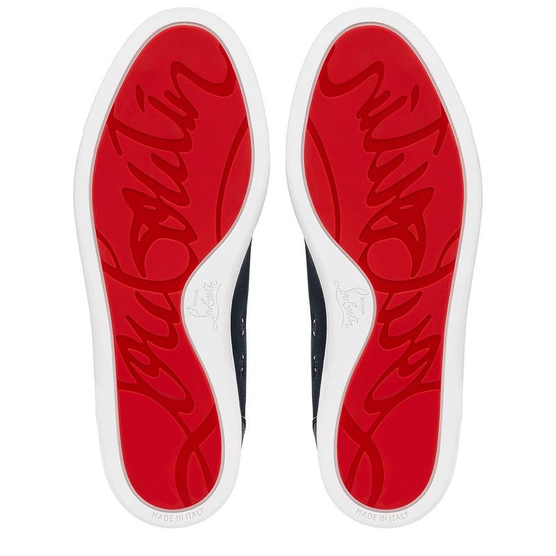 Christian Louboutin F.A.V Fique A Vontade in leather/suede in navy Size US 7 / EU 40 - 6 Thumbnail