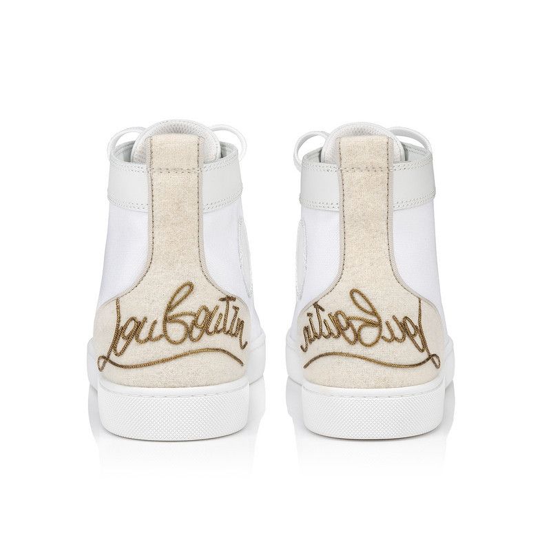 Christian Louboutin fun louis in white Size US 10.5 / EU 43-44 - 3 Thumbnail