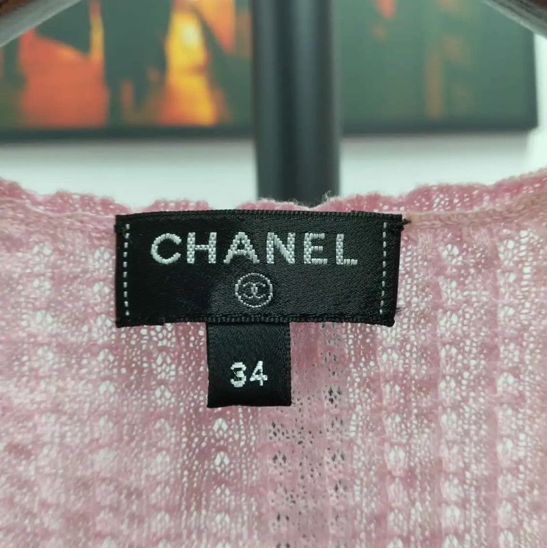Chanel Chanel Pink Women's T-Shirt 0089 Size S / US 4 / IT 40 - 3 Thumbnail