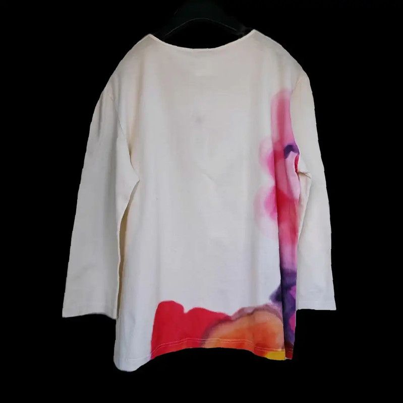 Chanel Chanel Spring Autumn Cotton Printed Long Sleeve Tee 0089 Size L / US 10 / IT 46 - 2 Thumbnail