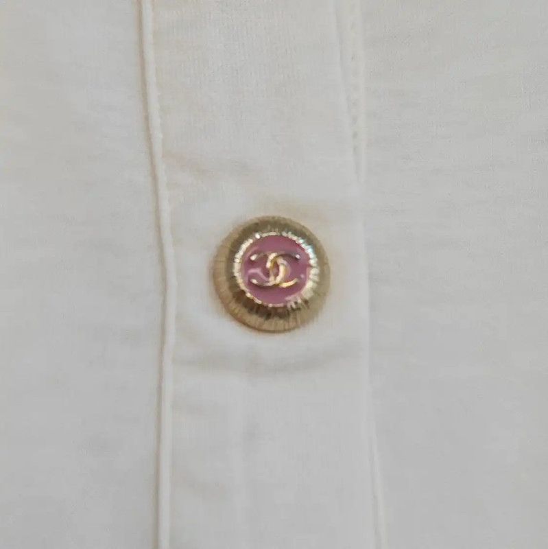 Chanel Chanel Spring Autumn Cotton Printed Long Sleeve Tee 0089 Size L / US 10 / IT 46 - 6 Thumbnail