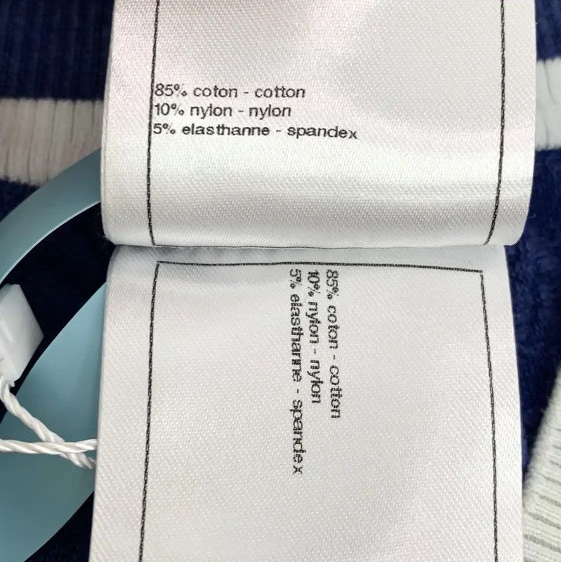 Chanel Chanel Deep Blue Cotton Women's Shorts 0089 Size 22" - 7 Thumbnail