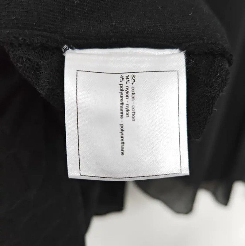 Chanel Chanel Black Wool Short Sleeve T-Shirt 0089 Size M / US 6-8 / IT 42-44 - 9 Thumbnail