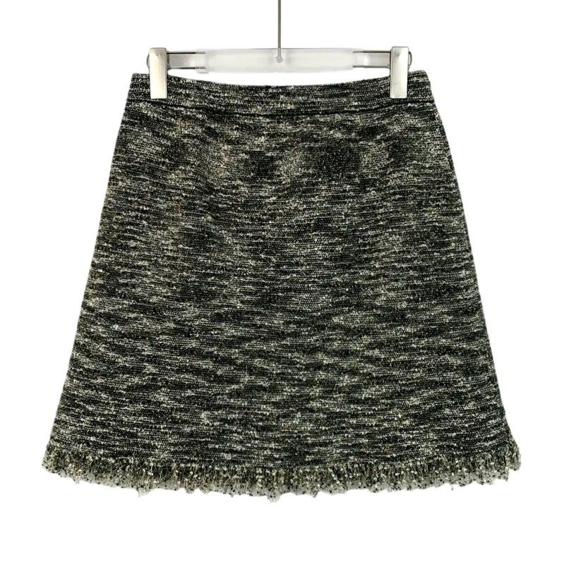 Chanel Chanel Colorblock Women's Midi Skirt 0089 Size 24" / US 00 / IT 34 - 2 Thumbnail