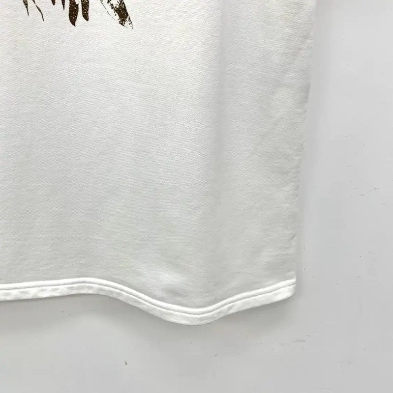 Chanel Chanel White Cotton Women's T-Shirt with Logo 0089 Size M / US 6-8 / IT 42-44 - 4 Thumbnail