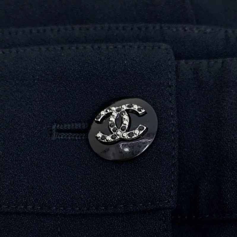 Chanel Chanel Black Casual Pants for Women 0089 Size 22" - 5 Thumbnail