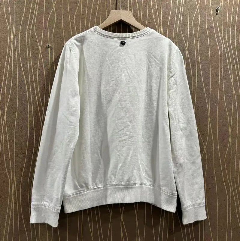 Chanel Chanel White Cotton Sweatshirt for Women 0089 Size L / US 10 / IT 46 - 2 Thumbnail