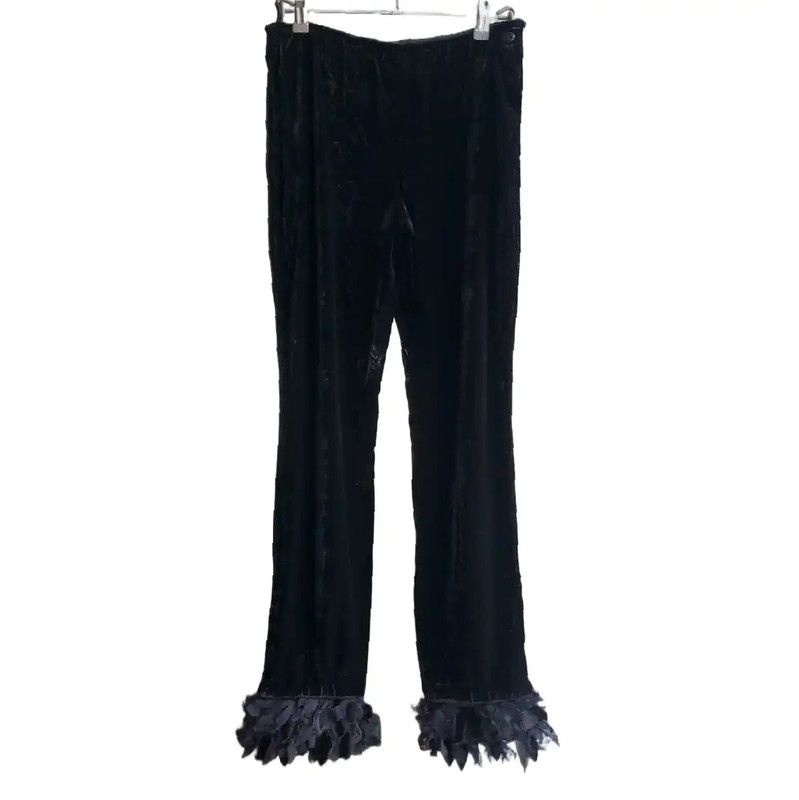 Chanel Chanel Women's Casual Pants for Spring and Autumn 0089 Size 23" - 3 Thumbnail