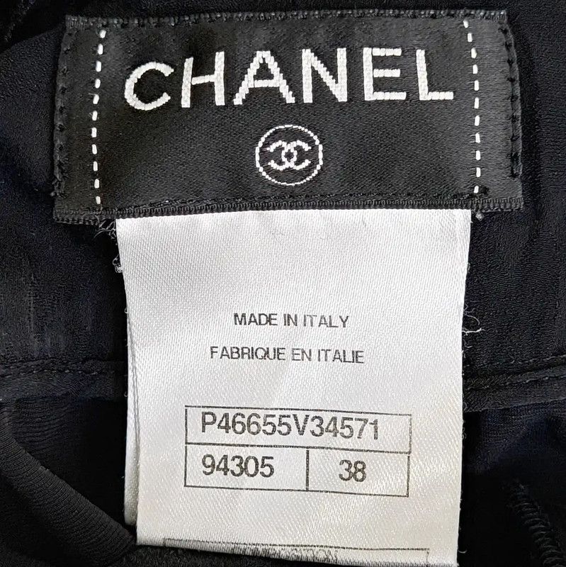 Chanel Chanel Women's Casual Pants for Spring and Autumn 0089 Size 23" - 5 Thumbnail