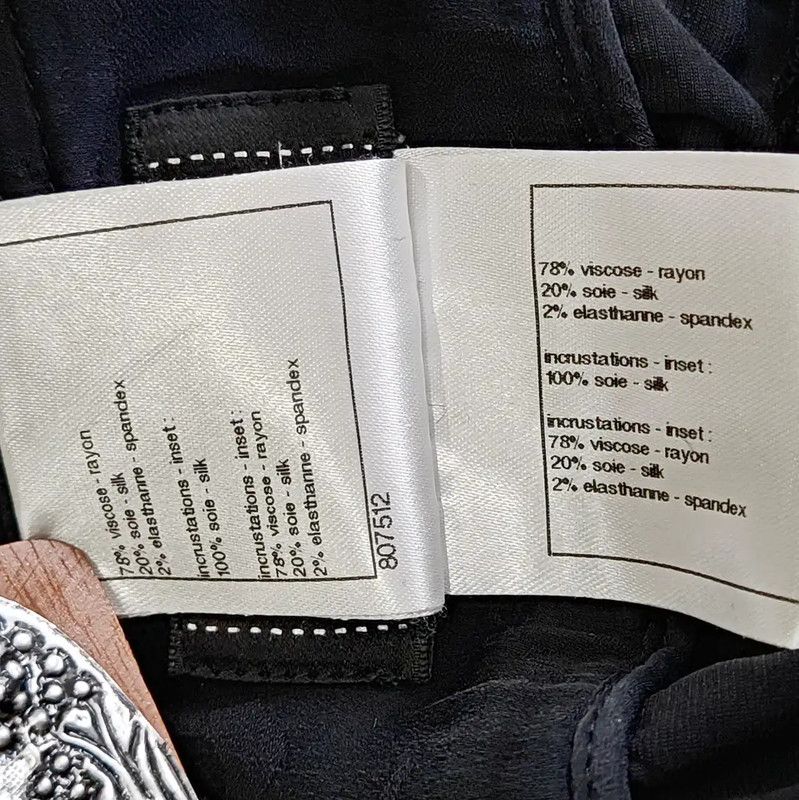 Chanel Chanel Women's Casual Pants for Spring and Autumn 0089 Size 23" - 6 Thumbnail