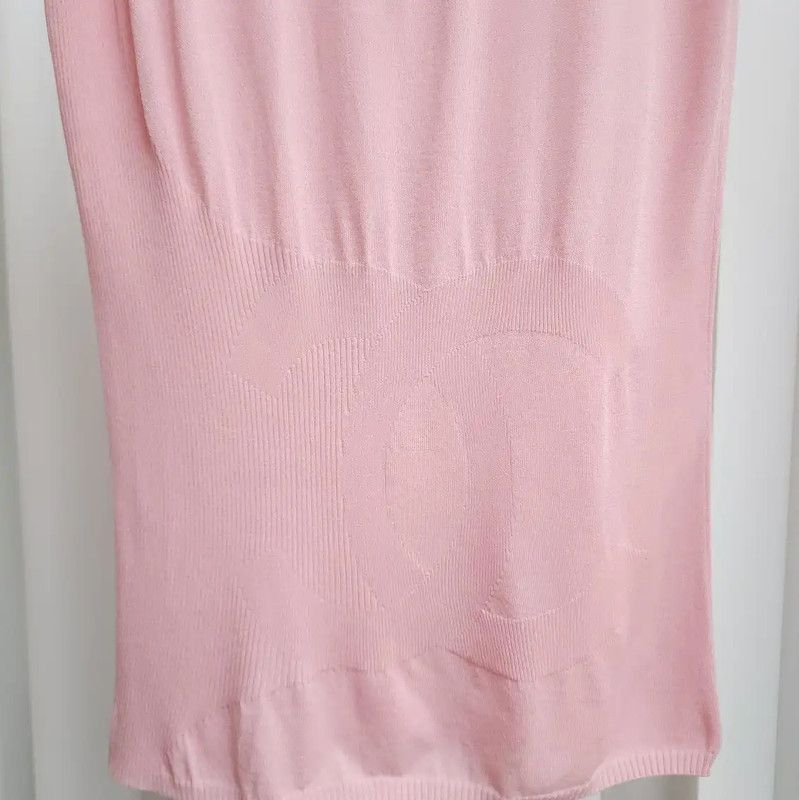 Chanel Chanel Pink Logo Short Sleeve Top 0089 Size XS / US 0-2 / IT 36-38 - 6 Thumbnail