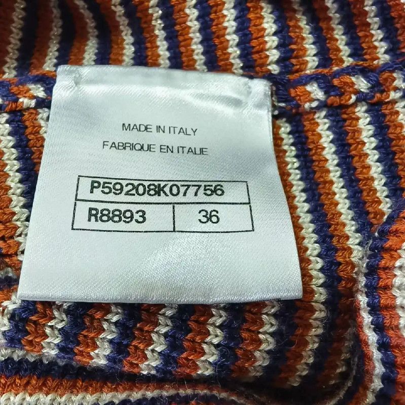 Chanel Chanel Multicolor High-Neck Pullover Sweater 0089 Size S / US 4 / IT 40 - 4 Thumbnail
