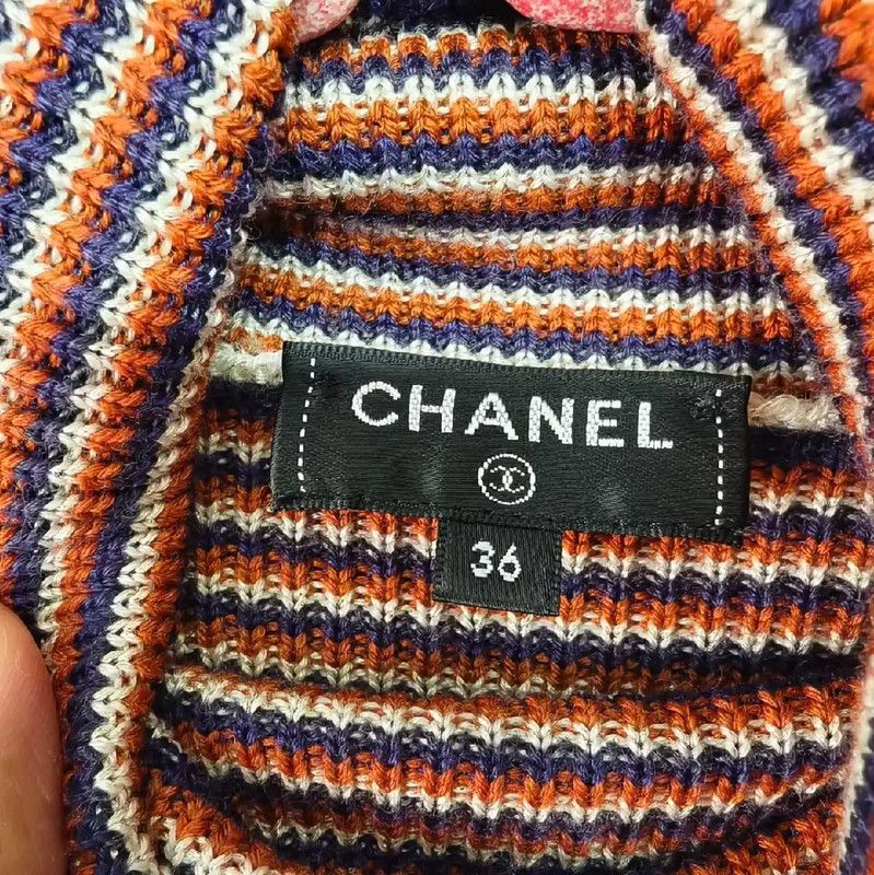 Chanel Chanel Multicolor High-Neck Pullover Sweater 0089 Size S / US 4 / IT 40 - 3 Thumbnail
