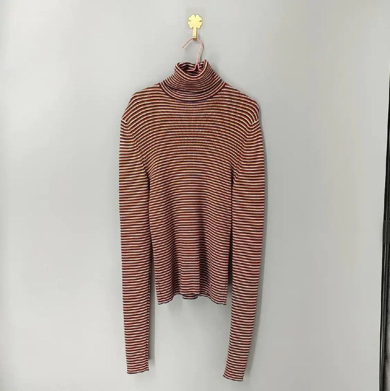 Chanel Chanel Multicolor High-Neck Pullover Sweater 0089 Size S / US 4 / IT 40 - 2 Thumbnail