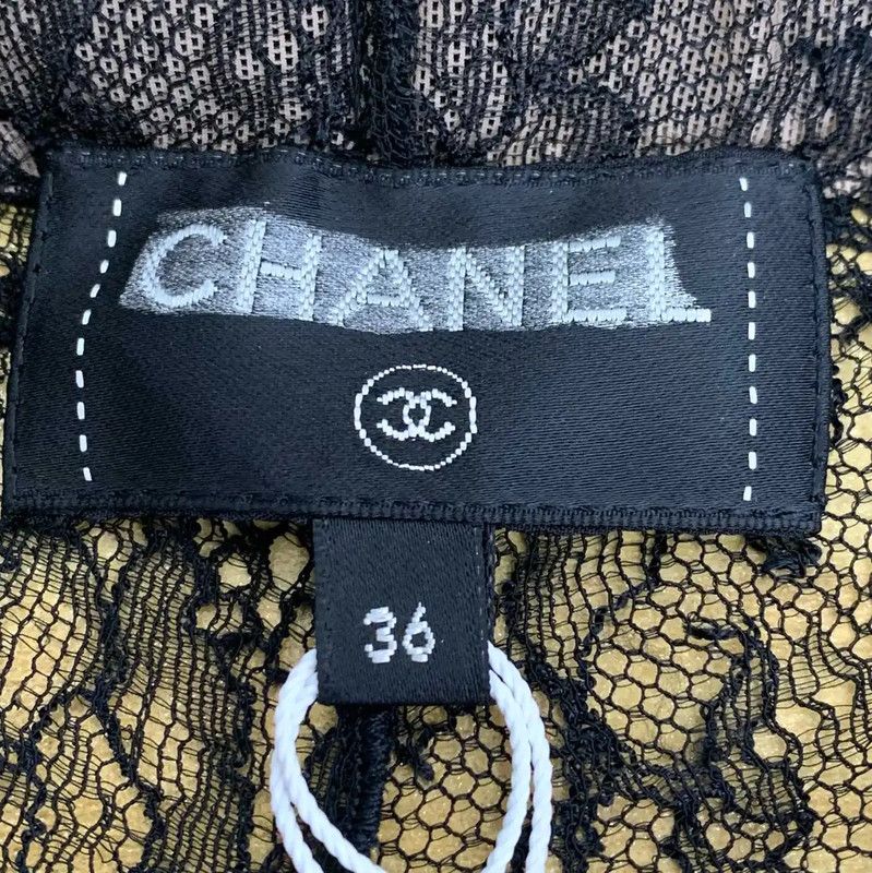 Chanel Chanel Black Casual Pants for Women 0089 Size 23" - 6 Thumbnail