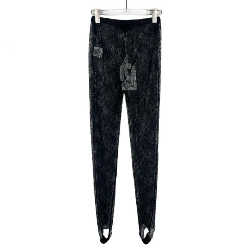 Chanel Chanel Black Casual Pants for Women 0089 Size 23" - 2 Thumbnail