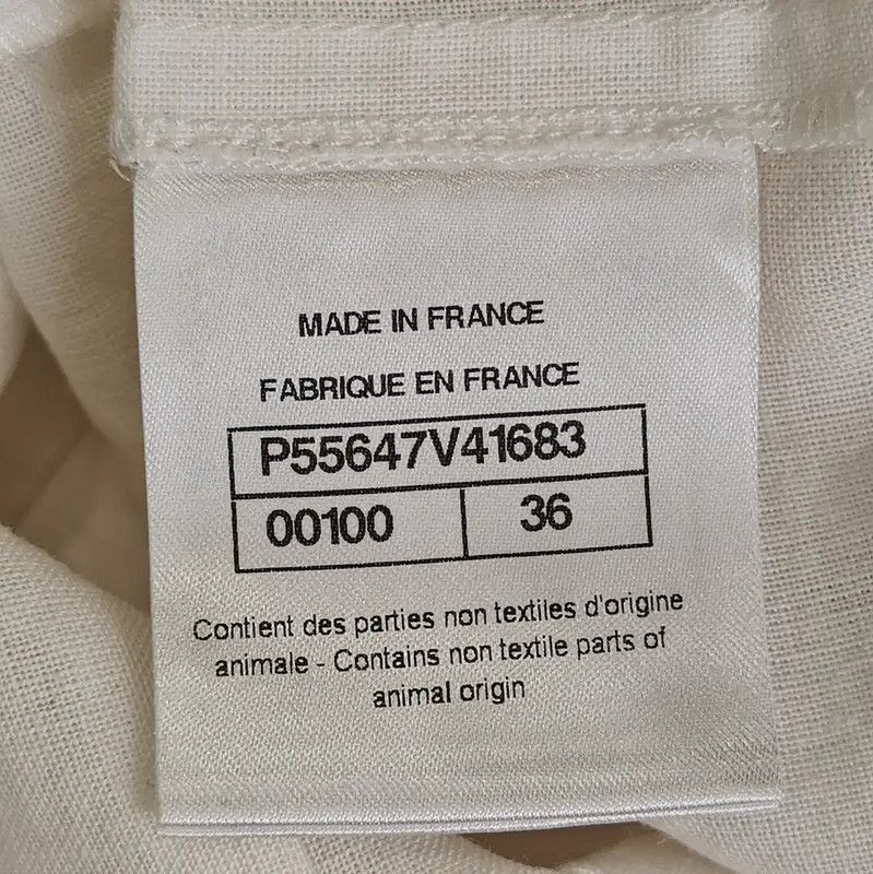 Chanel Chanel White Summer Bow Short Sleeve Blouse 0089 Size S / US 4 / IT 40 - 8 Thumbnail