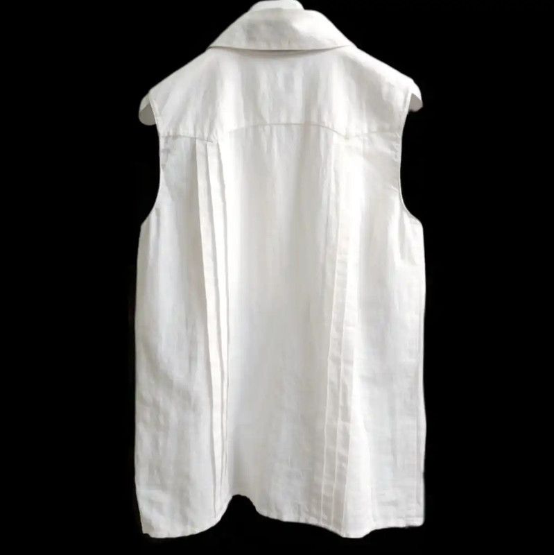 Chanel Chanel White Summer Bow Short Sleeve Blouse 0089 Size S / US 4 / IT 40 - 9 Thumbnail