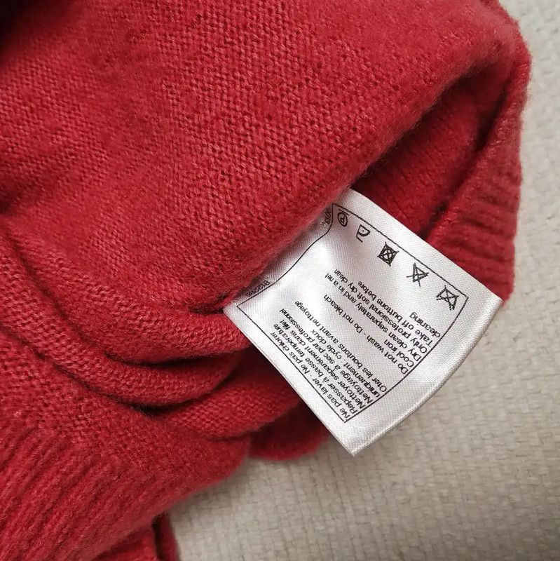 Chanel Chanel Short Sleeve Cashmere Sweater in Watermelon 0089 Size S / US 4 / IT 40 - 6 Thumbnail