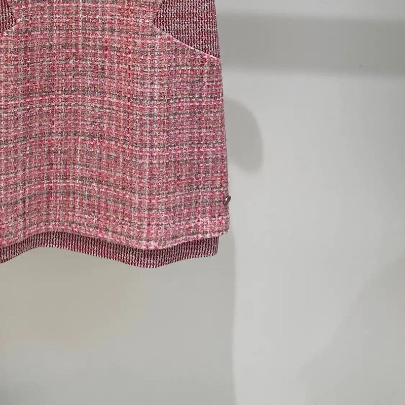 Chanel Chanel Pink Sleeveless Dress with Unique Texture 0089 Size XS / US 0-2 / IT 36-38 - 3 Thumbnail