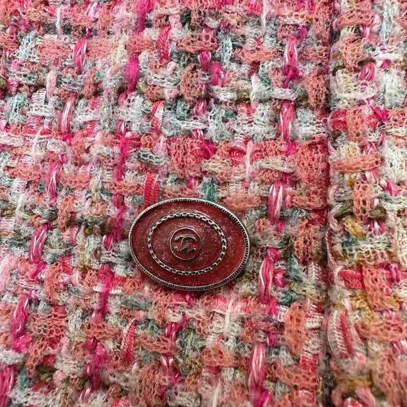 Chanel Chanel Pink Sleeveless Dress with Unique Texture 0089 Size XS / US 0-2 / IT 36-38 - 6 Thumbnail